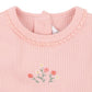Emmy L/S Rib Bodysuit - Dusty Rose