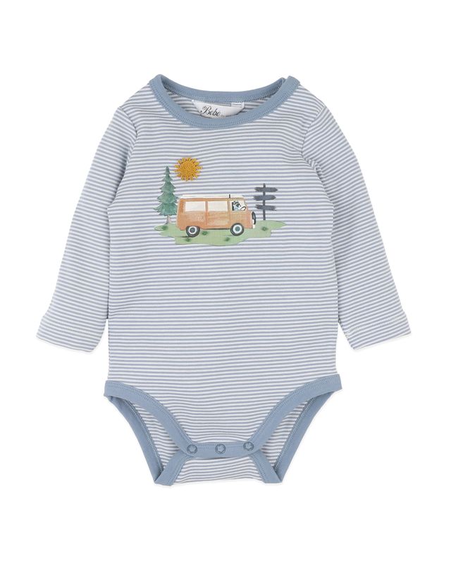 Alvin Stripe   L/S Bodysuit