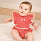 Sundae Bodysuit - Pink/Red Gingham