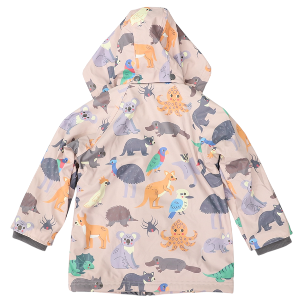 Australian Animal Raincoat - Beige