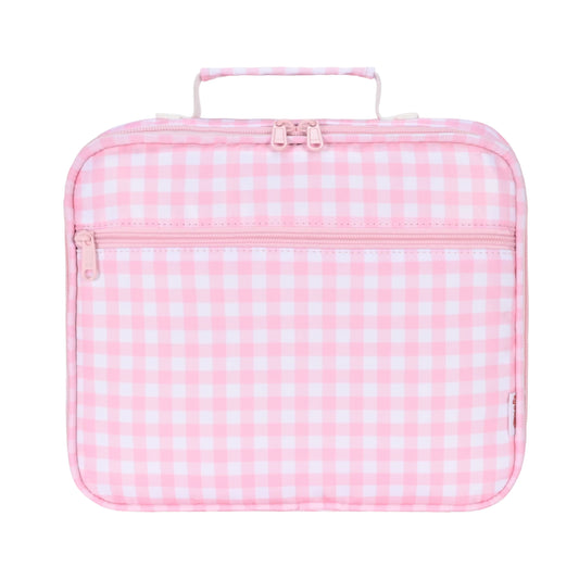 Junior Insulated Bag & Ice Pack - Pink Gingham