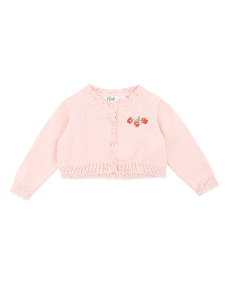 Poppy Cardigan - Pink Icing