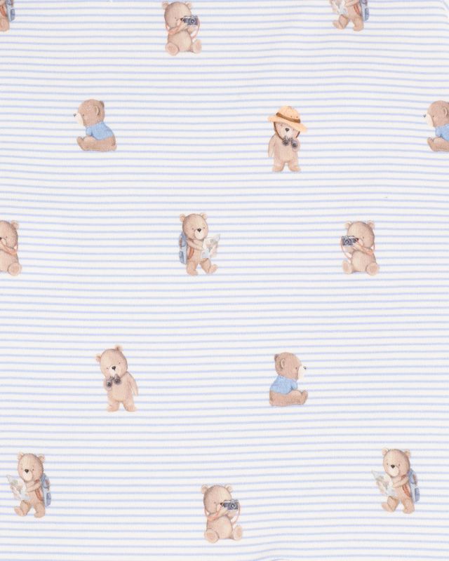 Brady L/S Zipsuit -Brady Stripe