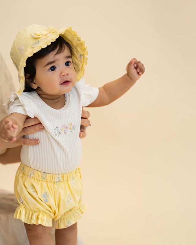 Bonnie Embroidered Bloomers - Yellow