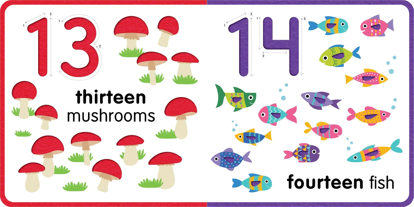 Chunky Felt Books - 123