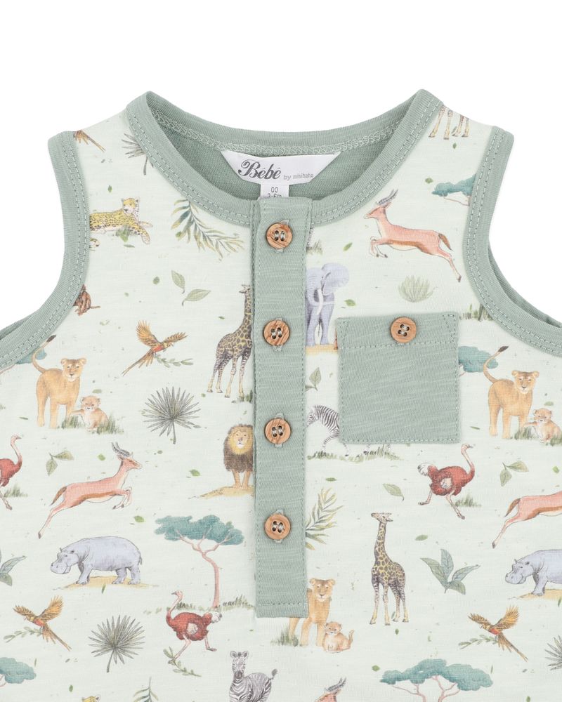 Sway Elephant Romper - Sway Print