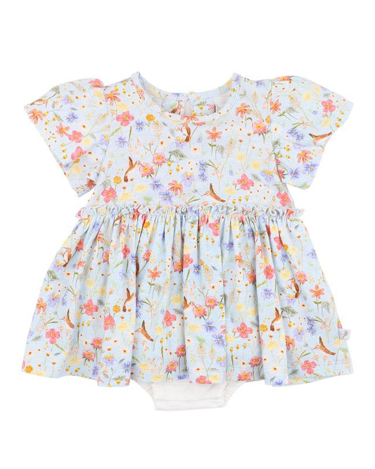 Overlay Dress - Songbird Print