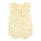 Bonnie Embroidered Romper - Yellow