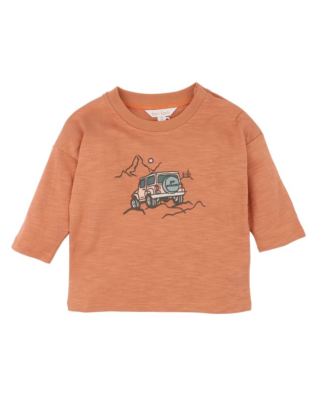 Wild Side 4WD L/S Tee - Clay