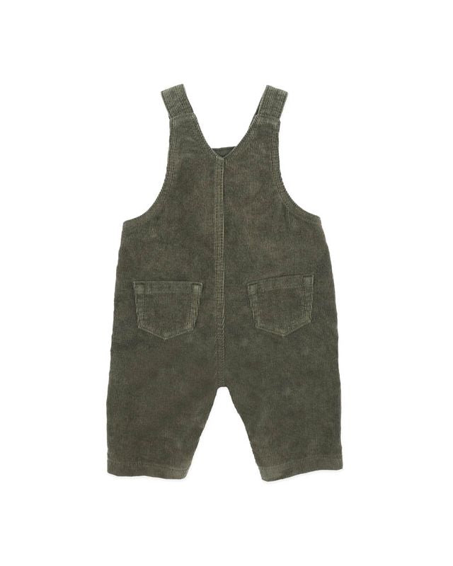Cord Overalls - Forest Green
