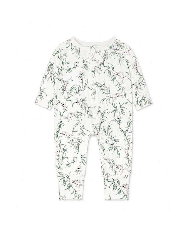 Taylor L/S Koala Zipsuit - Taylor Print