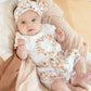 Taylor Floral Koala Bodysuit - Cloud