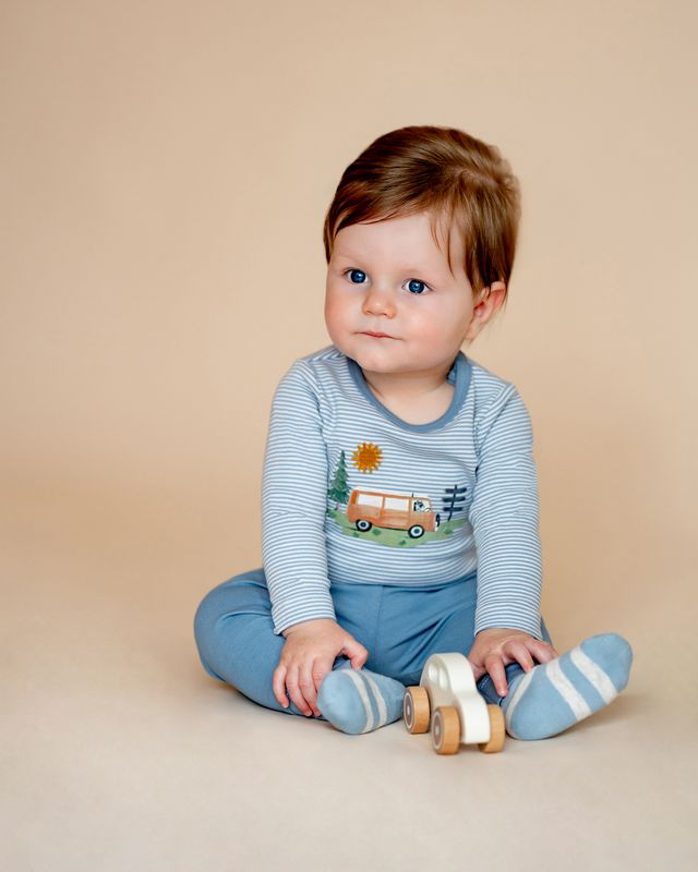 Alvin Stripe   L/S Bodysuit