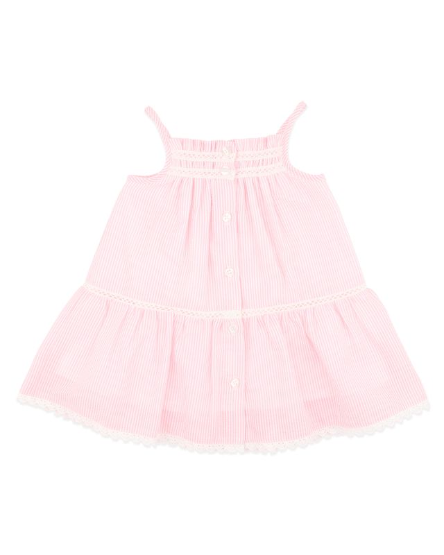 Willa Dress - Musk Pink Stripe
