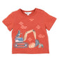 Clayton Digger Tee - Rust