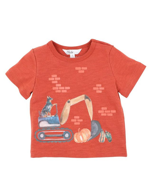 Clayton Digger Tee - Rust