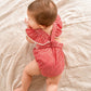 Sundae Bodysuit - Pink/Red Gingham