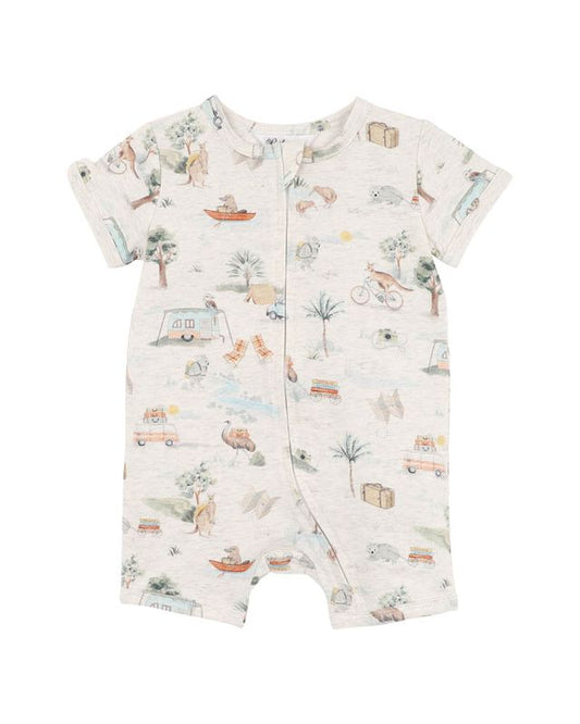 Ivan S/S Zipsuit - Ivan Print