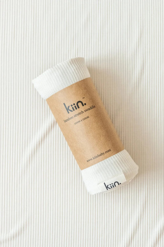 Bamboo Stretch Swaddle - Ivory