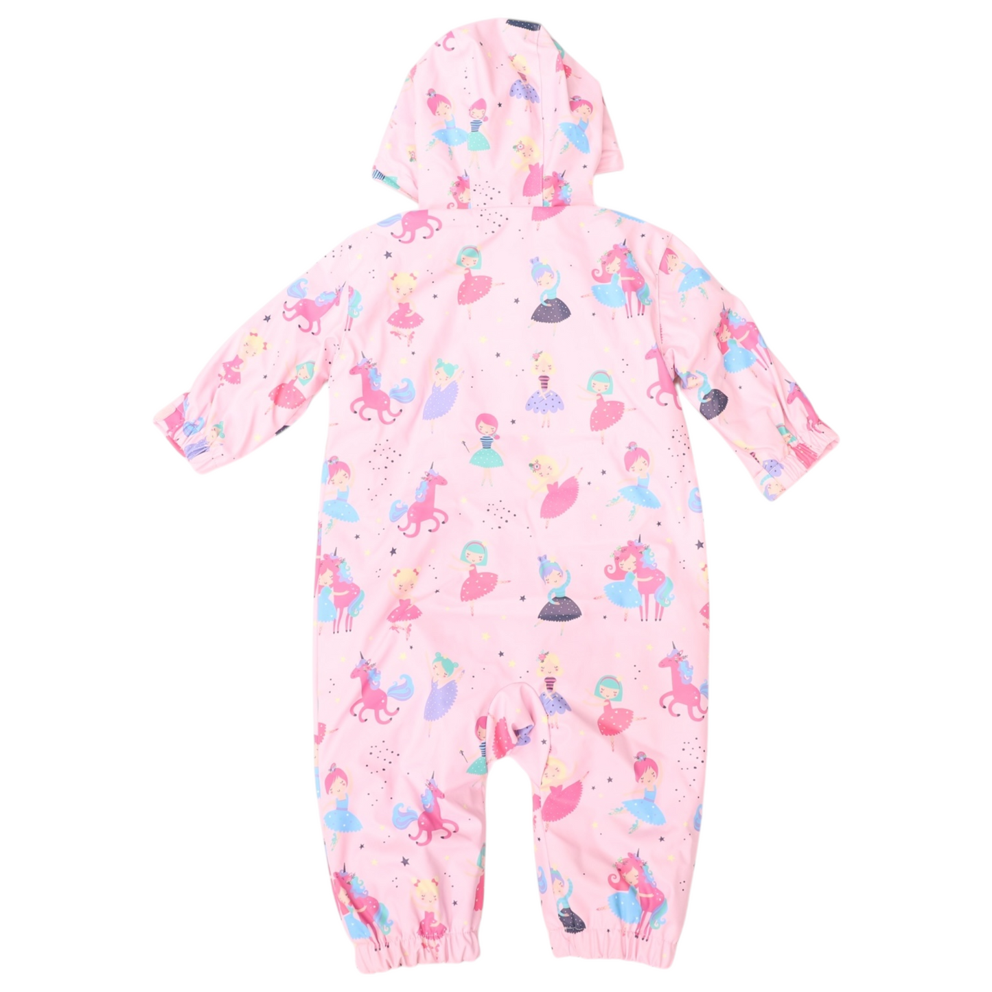 Dancing Unicorns Rain Suit - Pink
