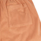 Caramel Side Stripe Toweling Shorts