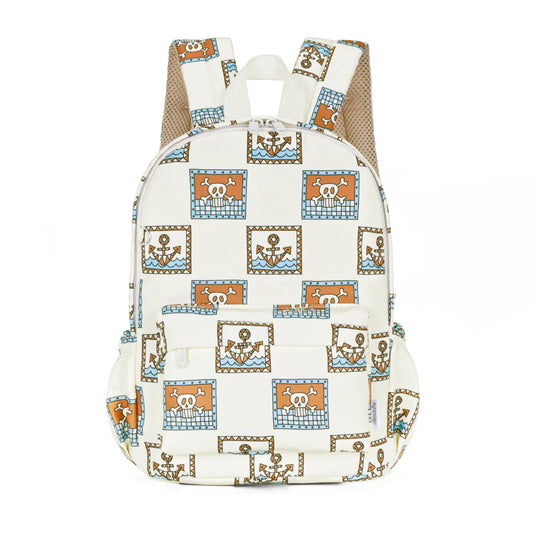Mini Toddler Daycare Backpack - Salty Checkers