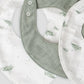 Muslin Bibs 5PK - Turtle Bay