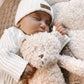 Knitted Cotton Ribbed Beanie - Milk