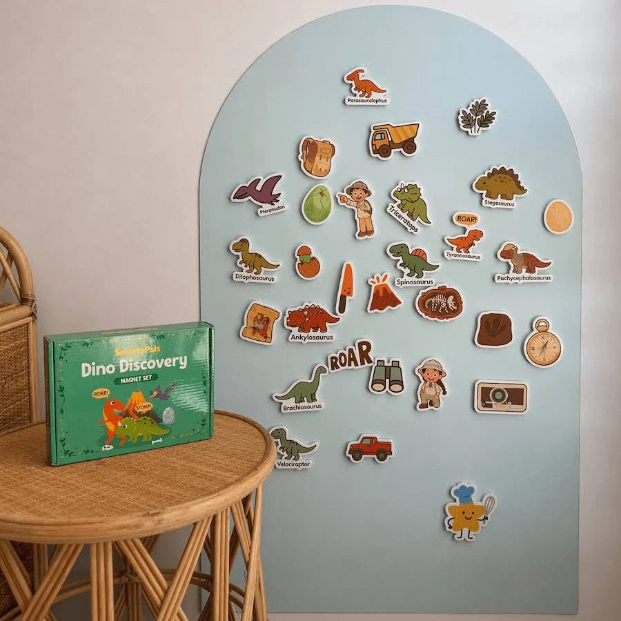 Dino Discovery Magnet Set | Dinosaur Magnets for Kids Imaginative Play