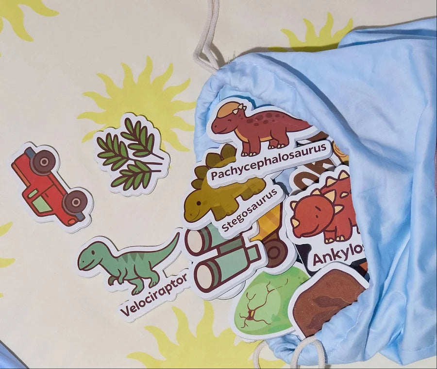 Dino Discovery Magnet Set | Dinosaur Magnets for Kids Imaginative Play