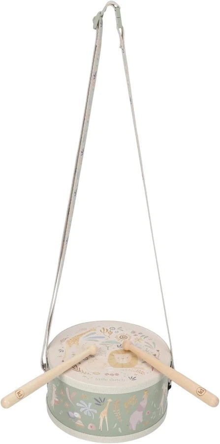 Little Dutch Safari Wooden Music Drum