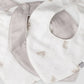 Muslin Bibs 5PK - Stone Grey
