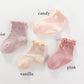 Frilly Crew Socks - Mist