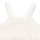 Sundae Peplum Top - White