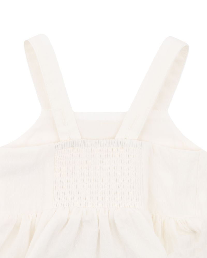 Sundae Peplum Top - White