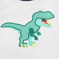 T-Rex Applique Tee - Grey