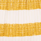 Sway Wide Rib Shorts & Tee Set - Mustard Stripe