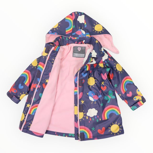 Raincoat Spring Rainbow - Navy