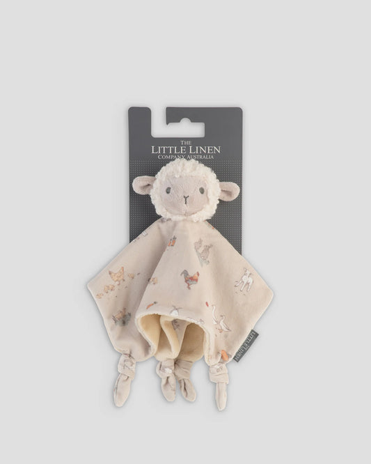 Lovie Comforter / Security Blanket - Farmyard Lamb