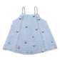 Sundae Denim Tulip Dress - Light Indigo