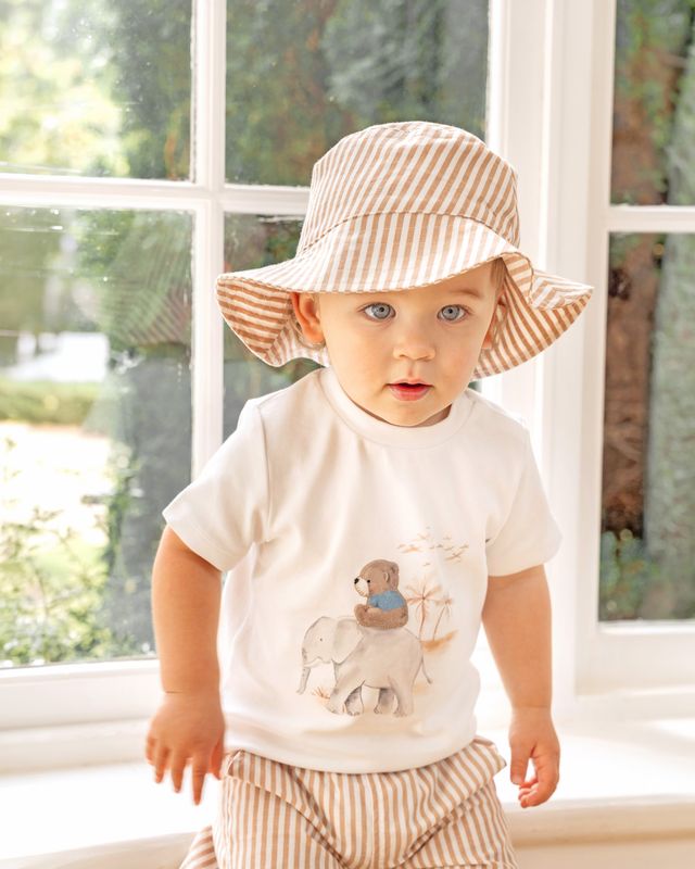 Brady Bear Tee - Cloud