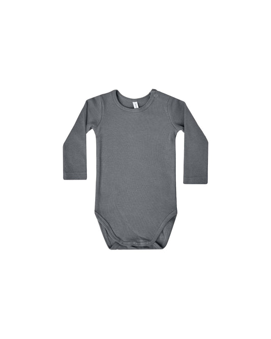 Quincy Mae Ribbed Bodysuit - Navy