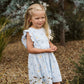 Libby Emb. Butterfly Dress - Pale Blue