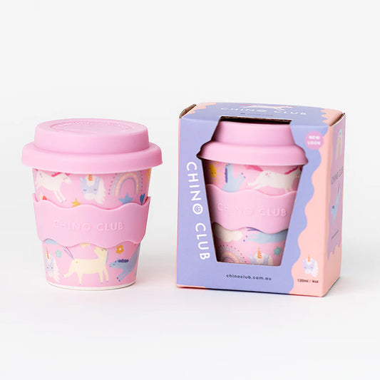 Unicorn Babychino Cup Pink 4oz