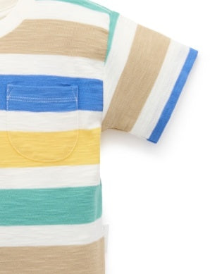 Striped Relaxed Tee - Mexican Stripe