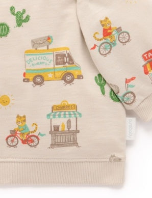 Siesta Windcheater - Lge Taco Truck Print