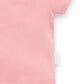 Pointelle Sht/Slv Tee - Papaya