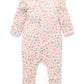 Printed Zip Growsuit - Floral  Print