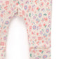 Printed Zip Growsuit - Floral  Print