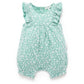 Ruffle Shortie Growsuit - Silhouette Print